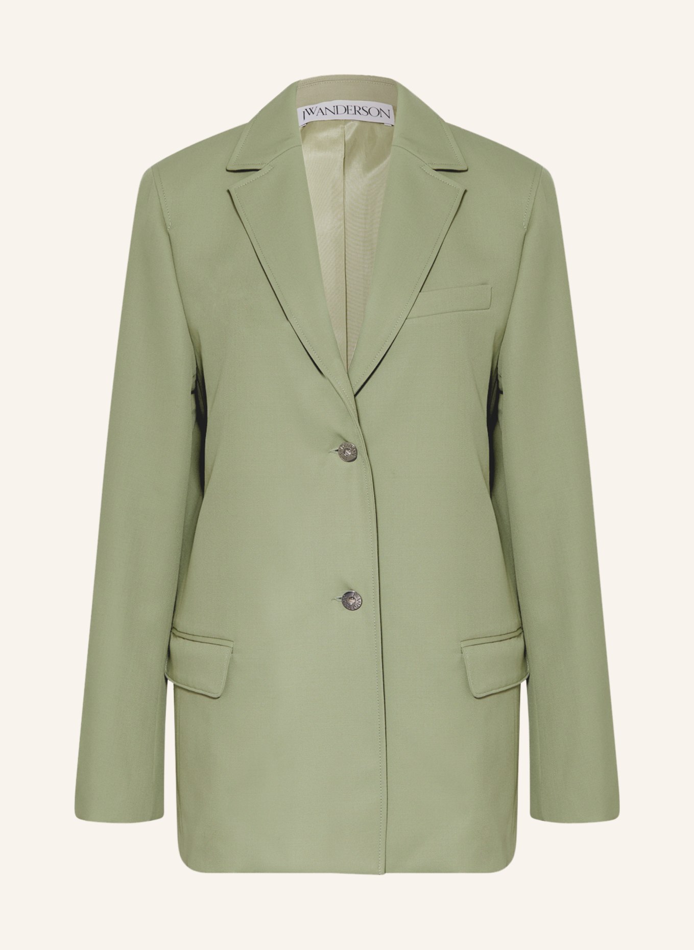 JW ANDERSON Oversized blazer, Color: LIGHT GREEN (Image 1)