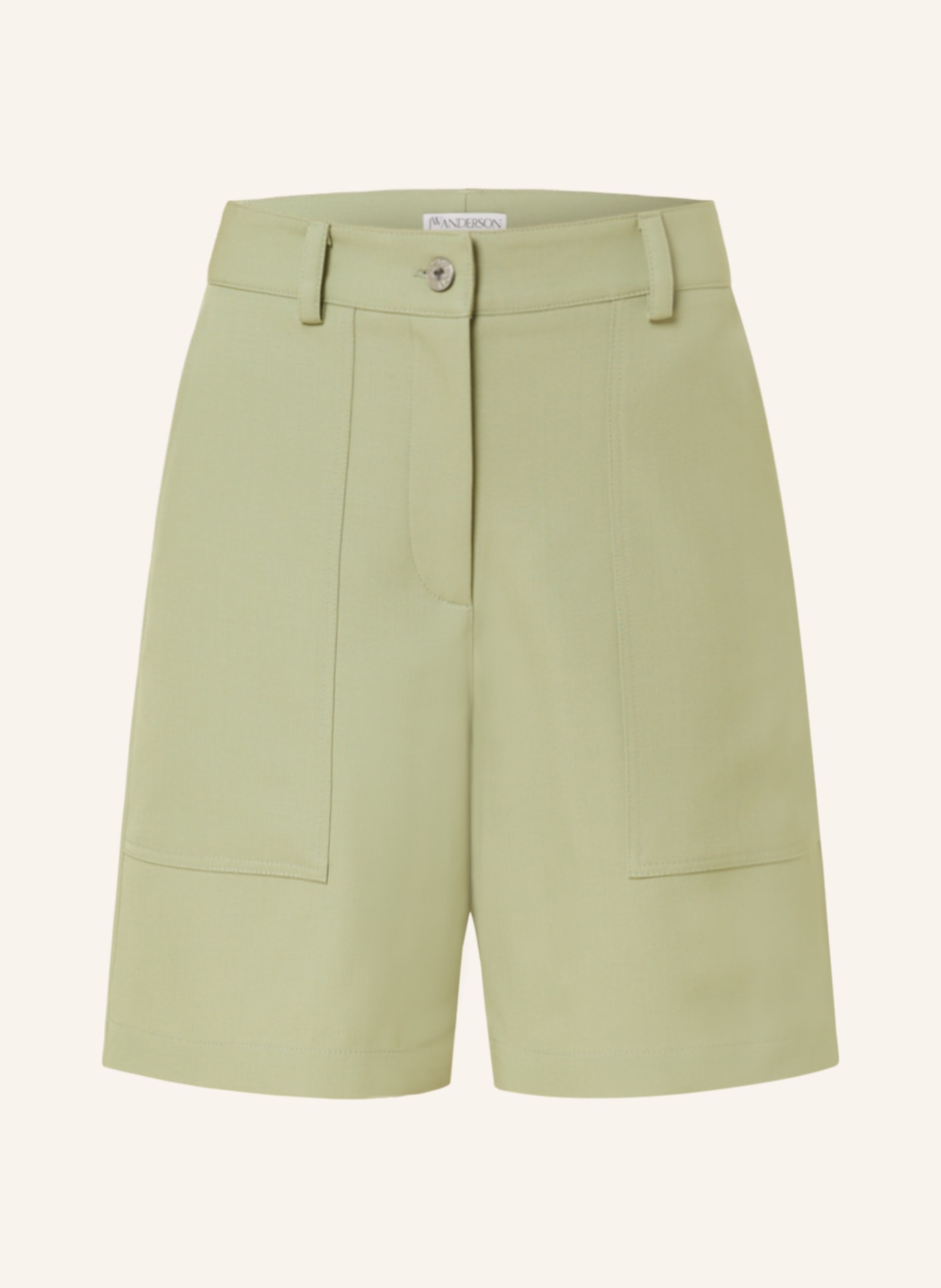 JW ANDERSON Shorts, Color: OLIVE (Image 1)