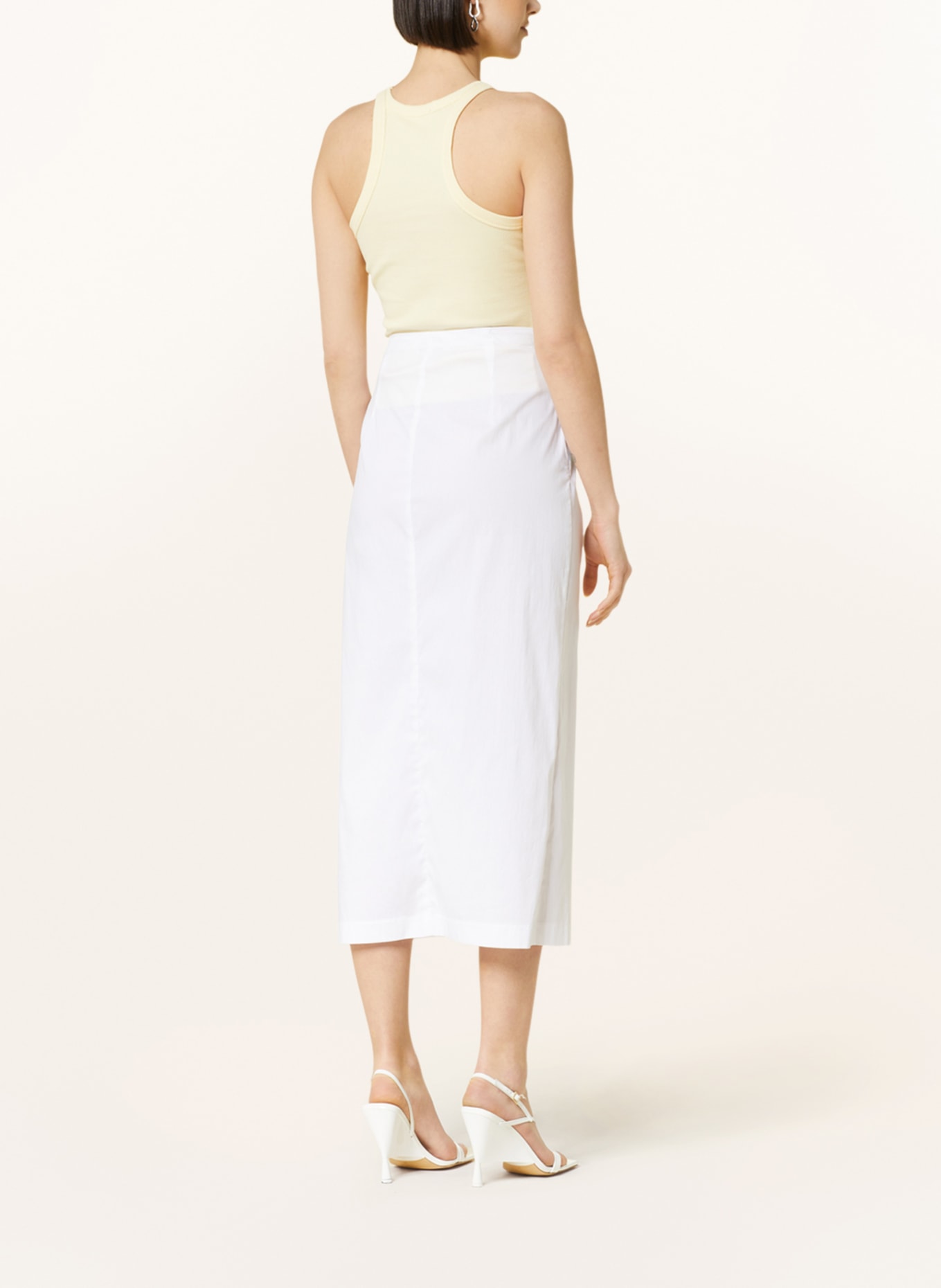 PATRIZIA PEPE Skirt in wrap look, Color: WHITE (Image 3)