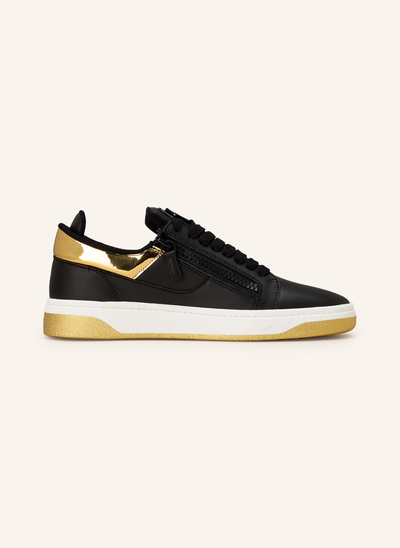 GIUSEPPE ZANOTTI DESIGN Sneakers FRANKIE, Color: BLACK/ GOLD (Image 5)