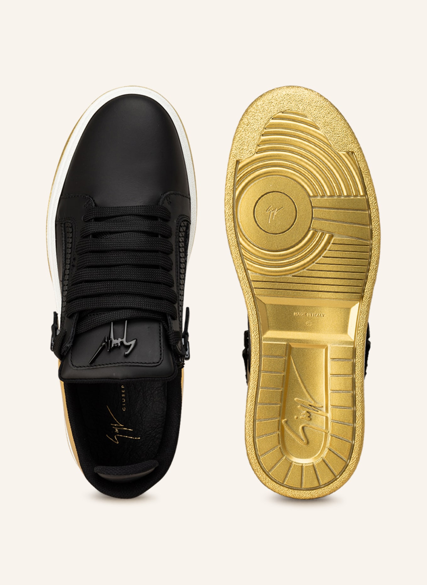 GIUSEPPE ZANOTTI DESIGN Sneaker FRANKIE, Farbe: SCHWARZ/ GOLD (Bild 6)