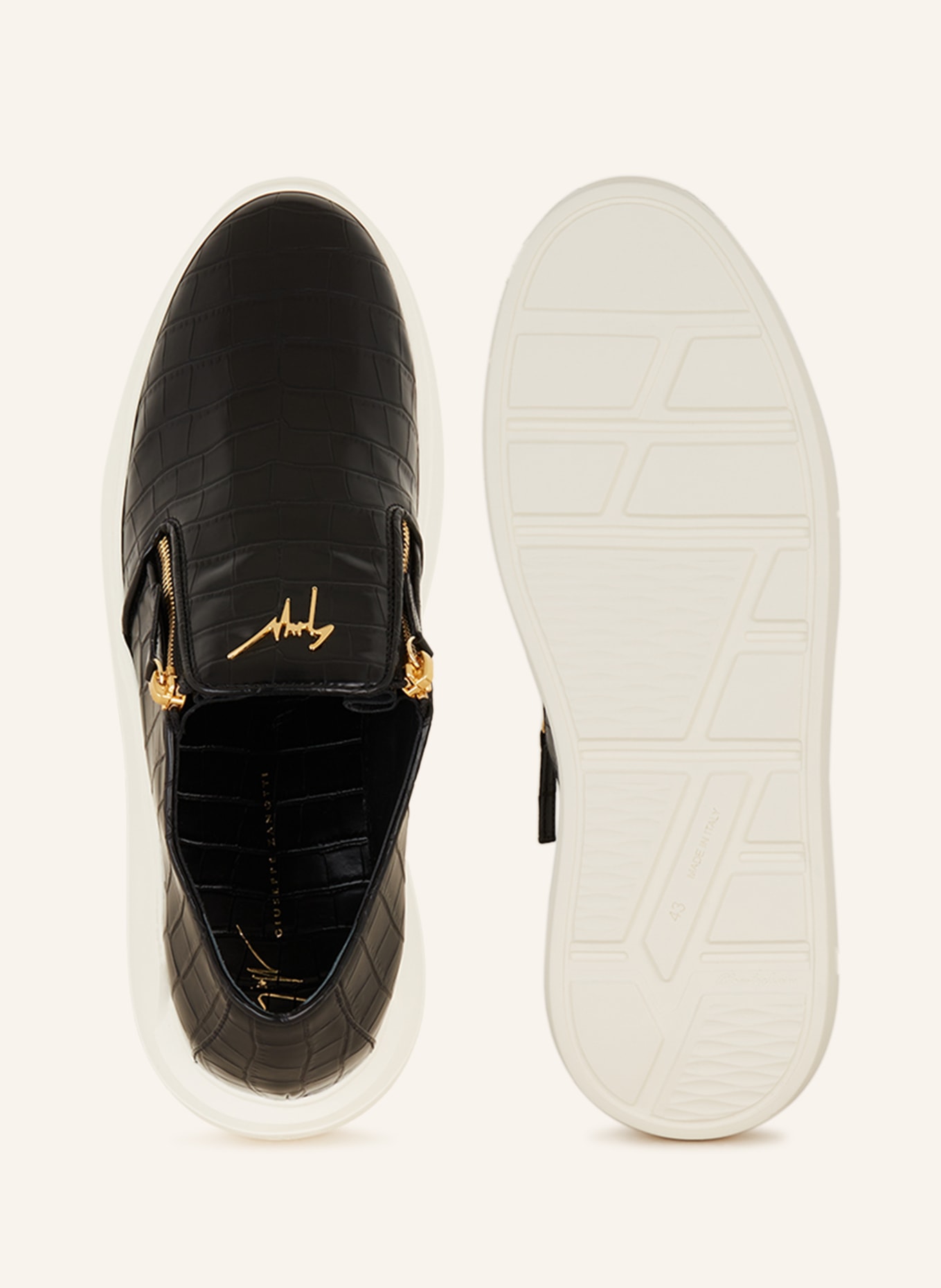 GIUSEPPE ZANOTTI DESIGN Slip-on sneakers, Color: BLACK (Image 6)
