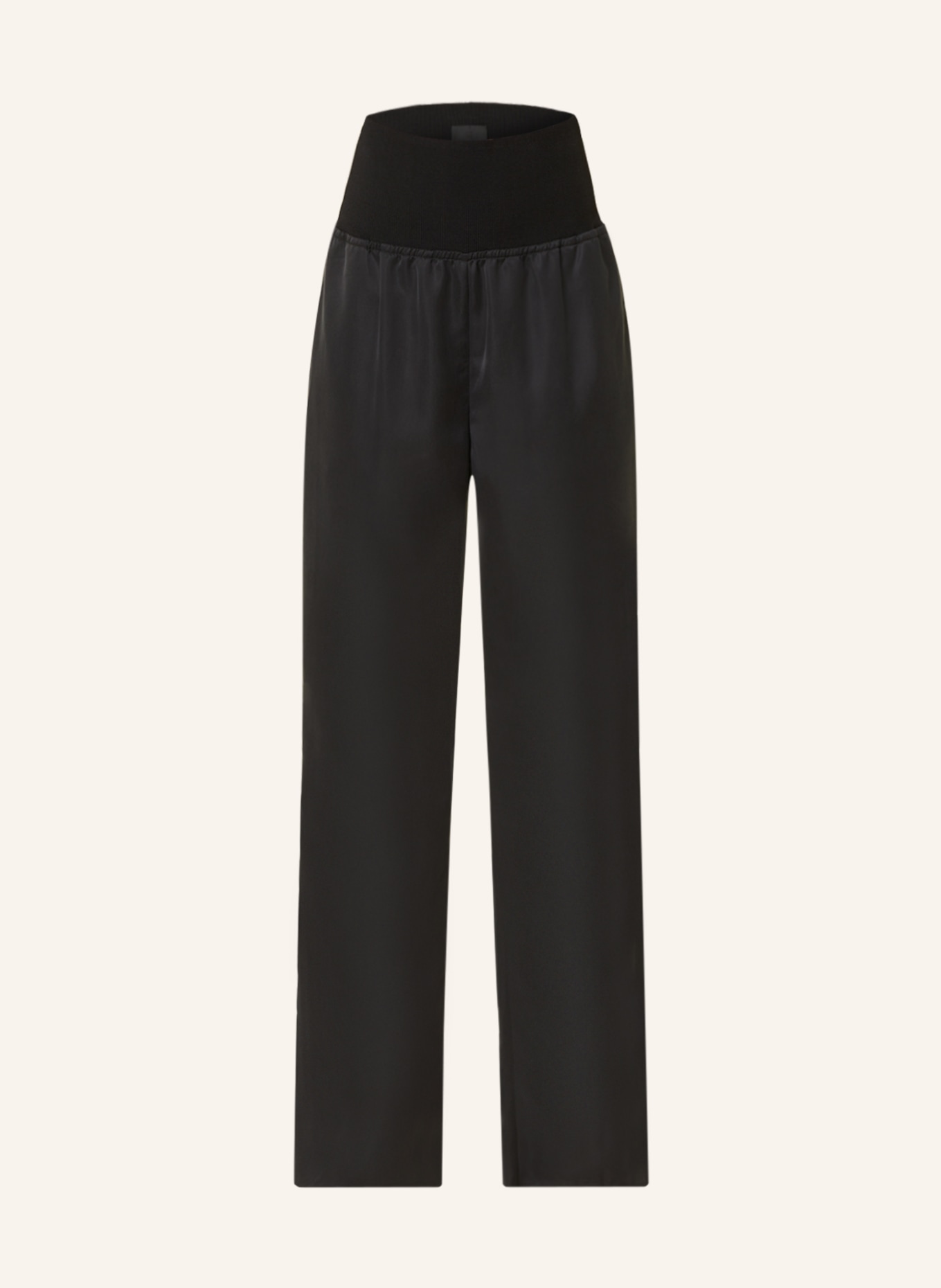 GIVENCHY Wide leg trousers, Color: BLACK (Image 1)