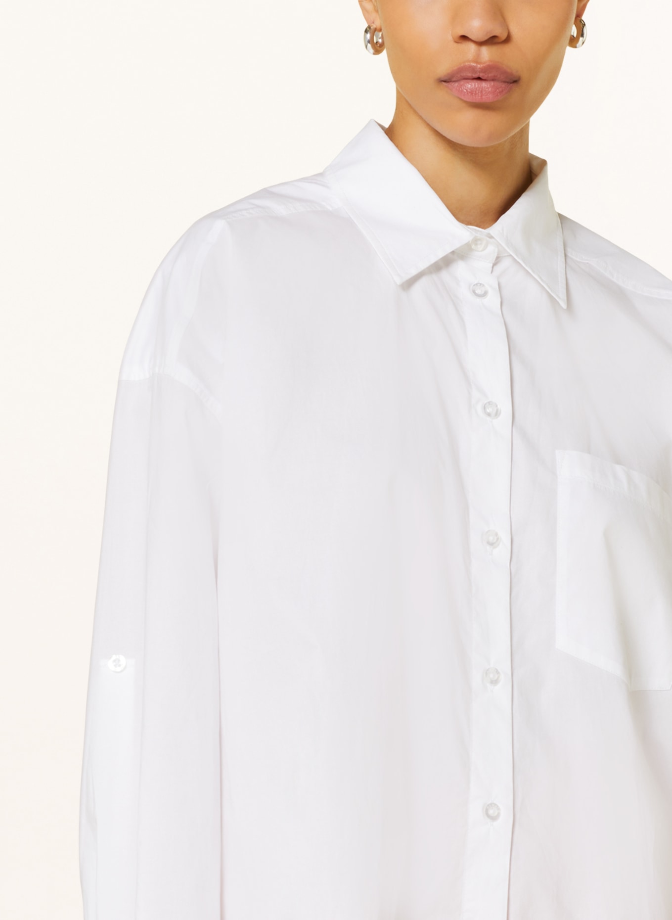 REMAIN Oversized-Hemdbluse, Farbe: WEISS (Bild 4)