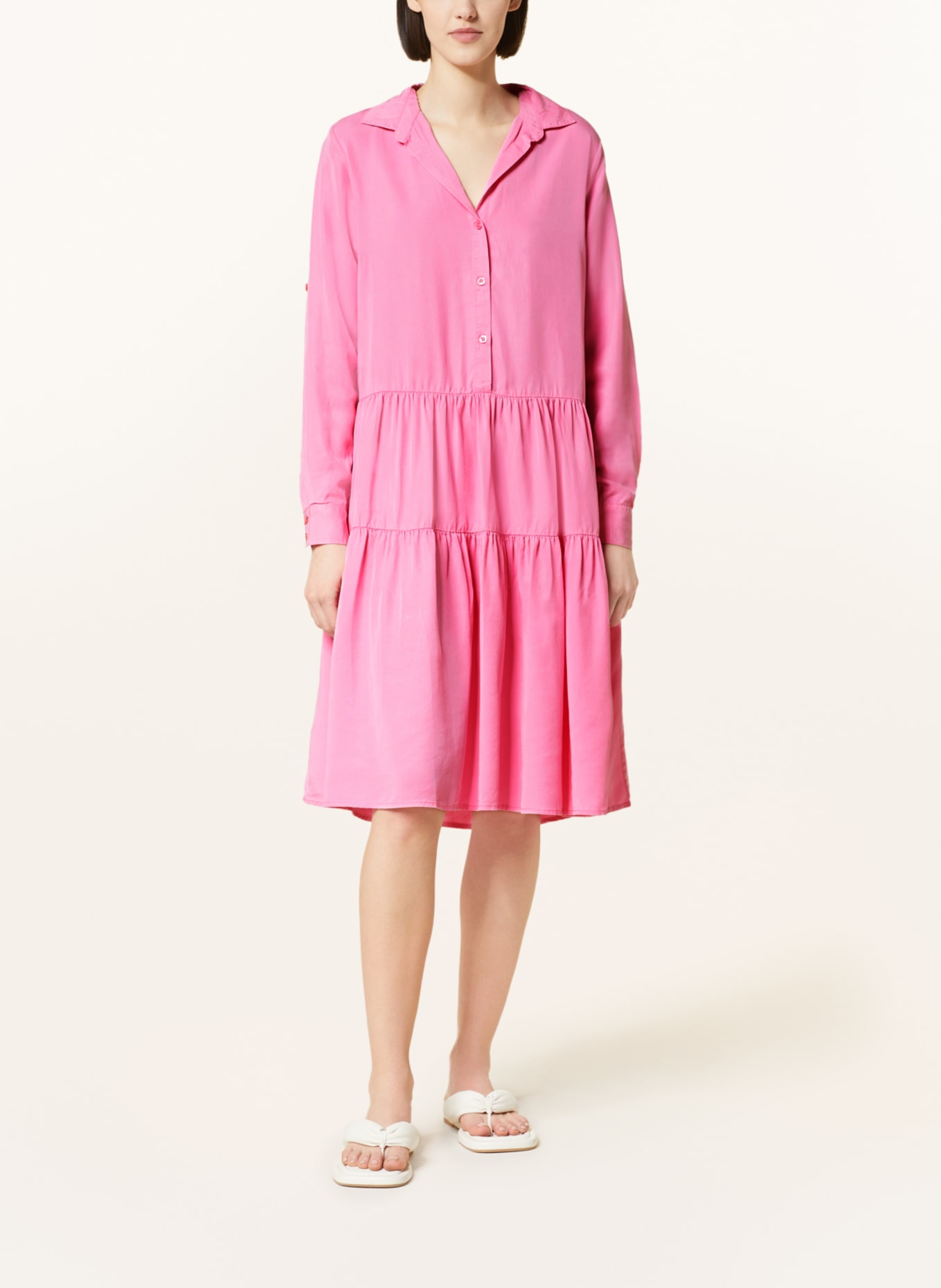 TRUE RELIGION Dress with frills, Color: PINK (Image 2)