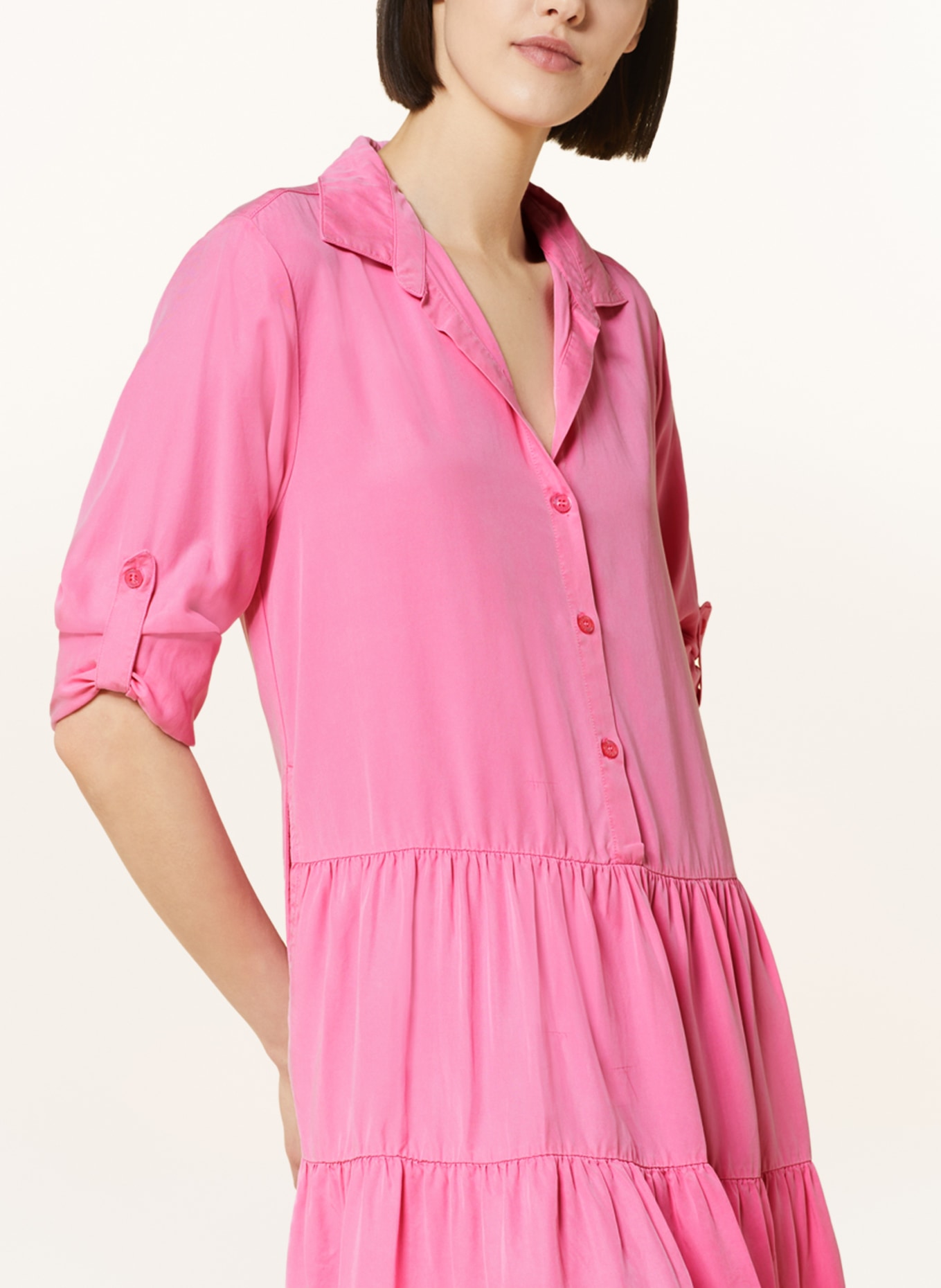 TRUE RELIGION Dress with frills, Color: PINK (Image 4)