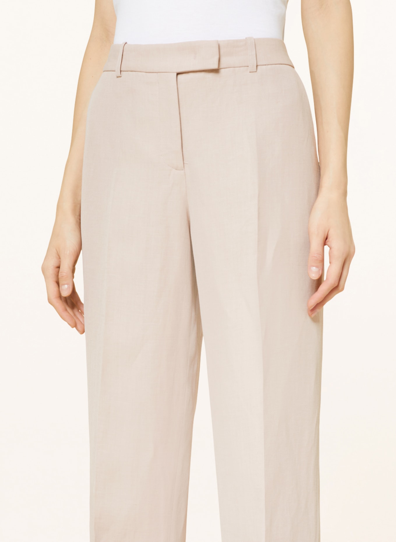 FABIANA FILIPPI Trousers with linen, Color: ROSE (Image 5)