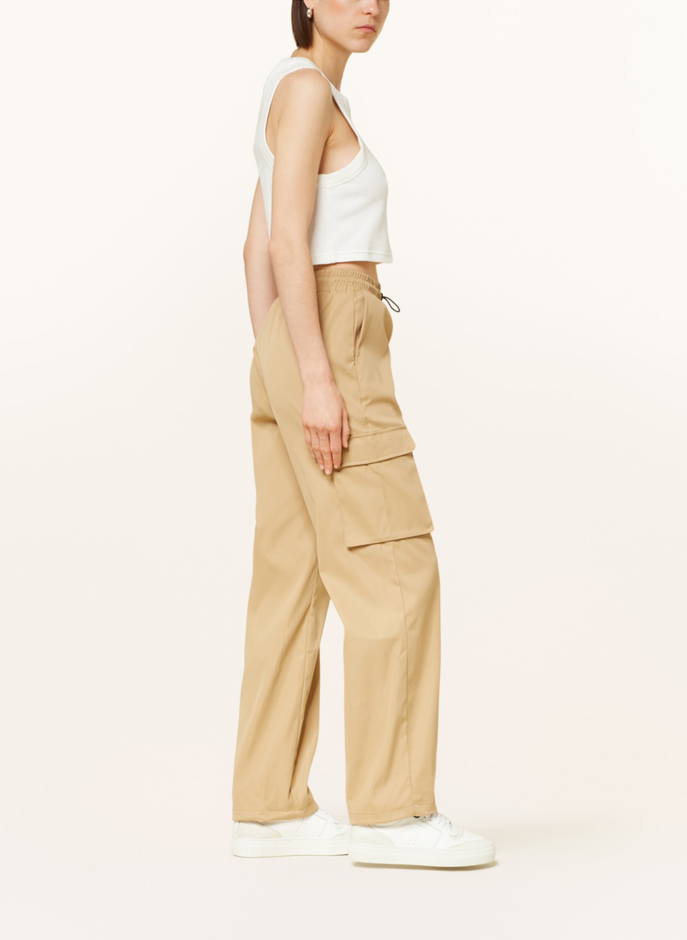 ONLY Cargo pants, Color: CAMEL (Image 4)