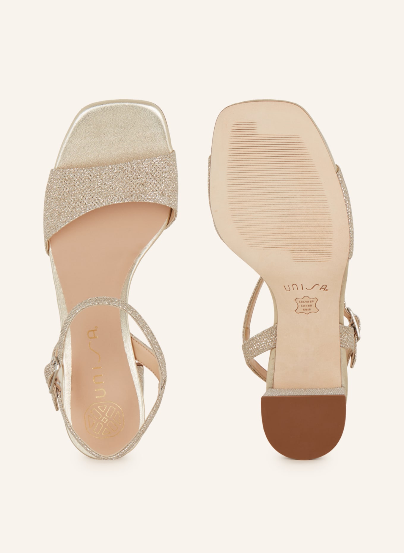 UNISA Sandals MORATY, Color: WHITE GOLD (Image 5)