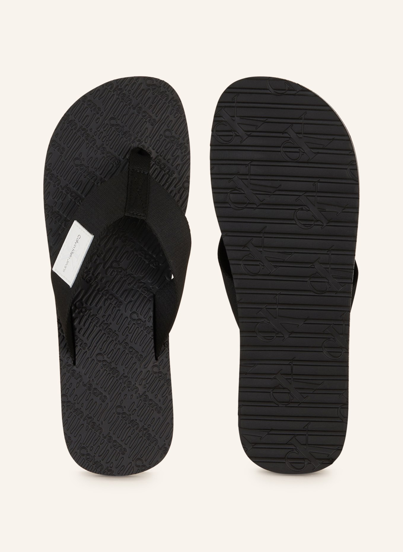 Calvin Klein Flip flops, Color: BLACK (Image 5)