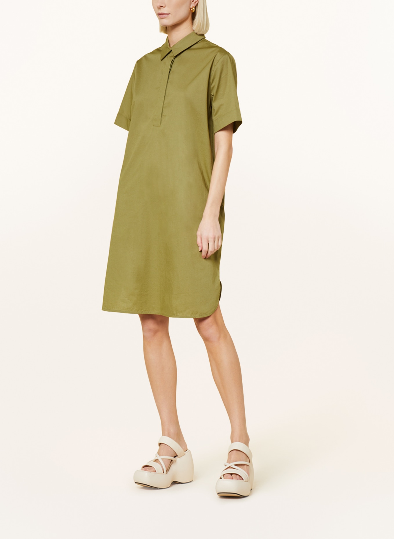ELIAS RUMELIS Dress LEA, Color: OLIVE (Image 2)