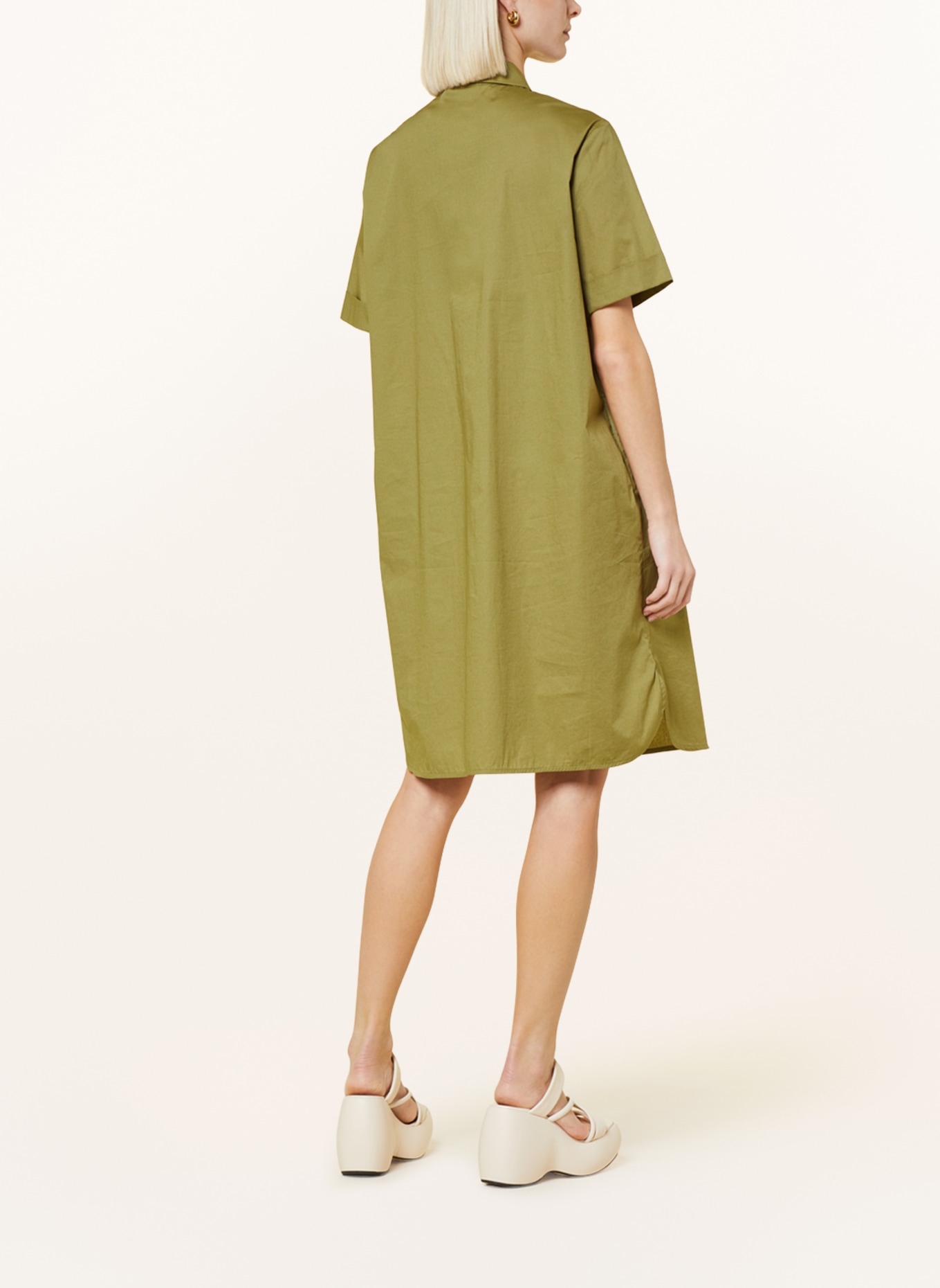 ELIAS RUMELIS Dress LEA, Color: OLIVE (Image 3)