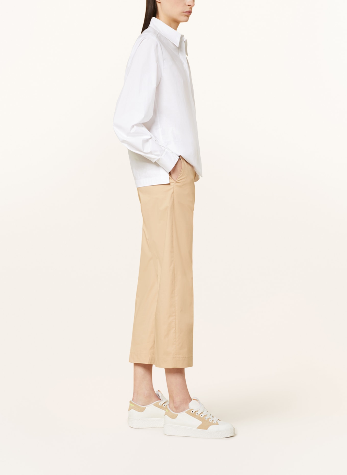 nine:inthe:morning 7/8 trousers LAVINIA, Color: BEIGE (Image 4)