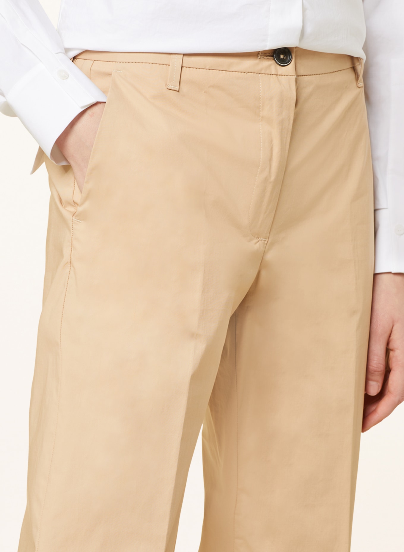 nine:inthe:morning 7/8 trousers LAVINIA, Color: BEIGE (Image 5)