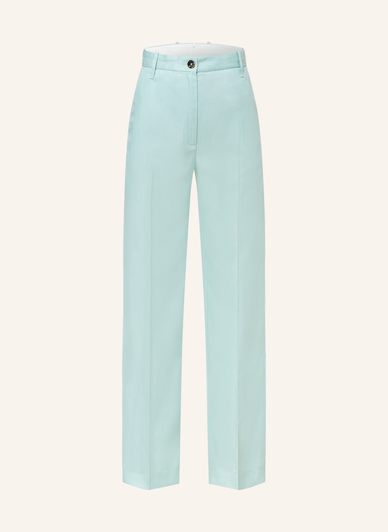 nine:inthe:morning Wide leg trousers DEEP, Color: MINT (Image 1)