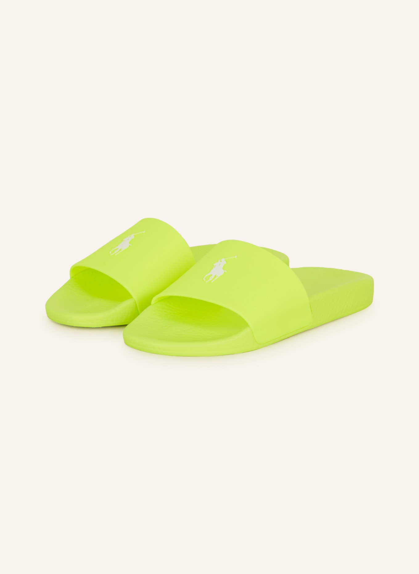 POLO RALPH LAUREN Slides, Color: NEON YELLOW (Image 1)