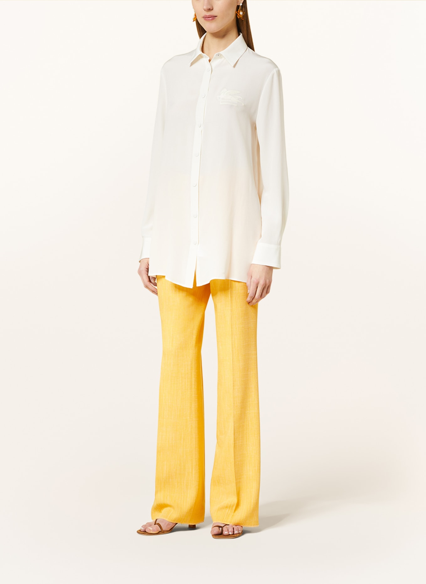 ETRO Shirt blouse in silk, Color: WHITE (Image 2)