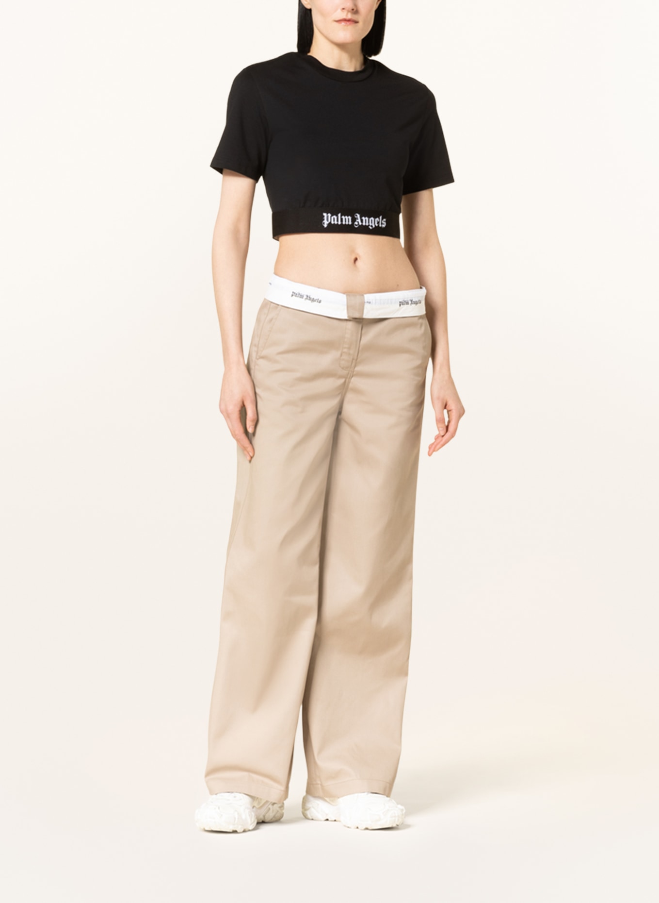 Palm Angels Trousers, Color: BEIGE (Image 2)