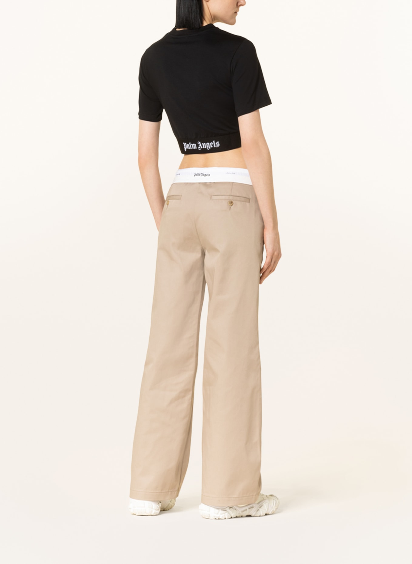Palm Angels Trousers, Color: BEIGE (Image 3)