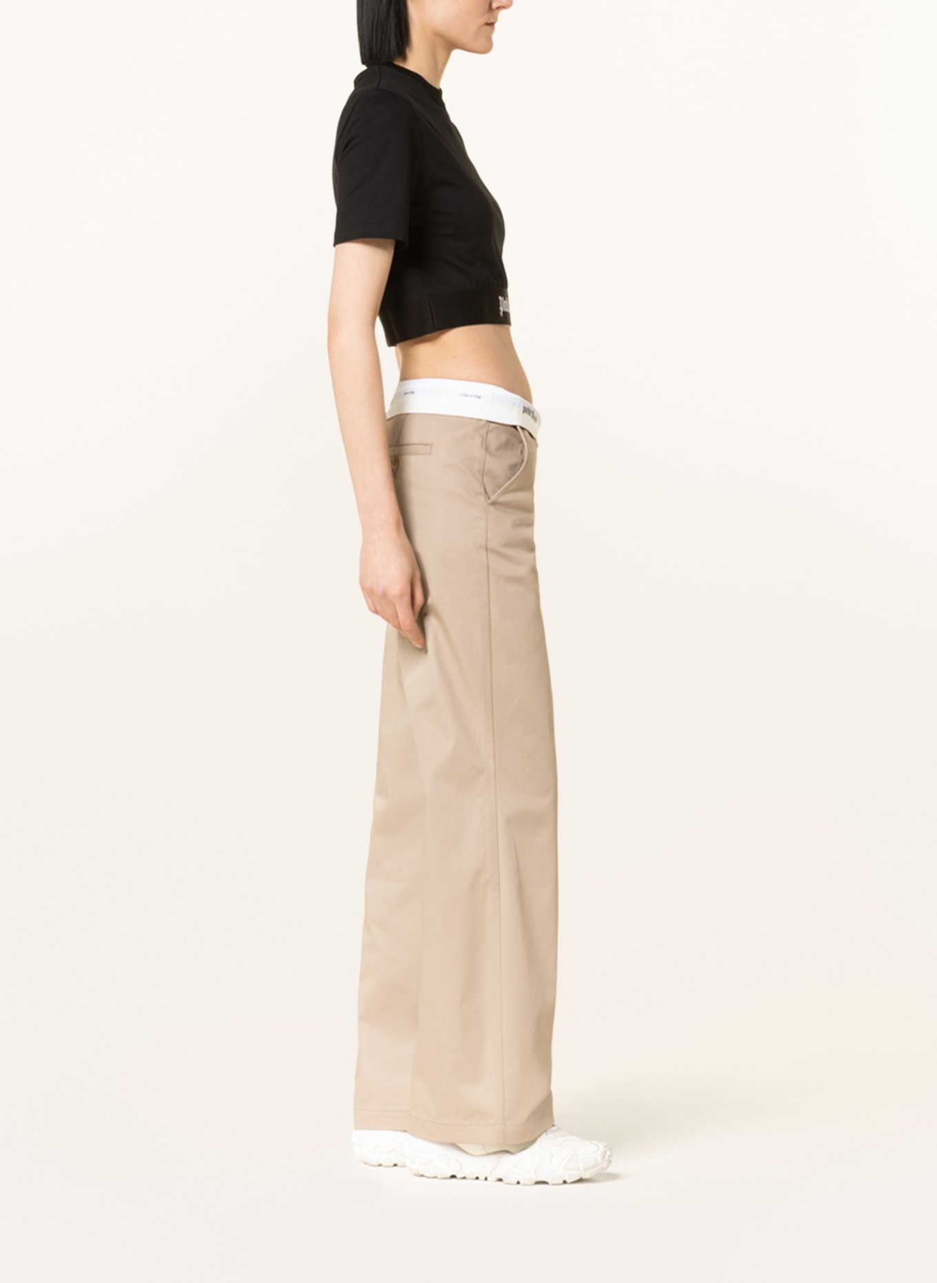 Palm Angels Trousers, Color: BEIGE (Image 4)
