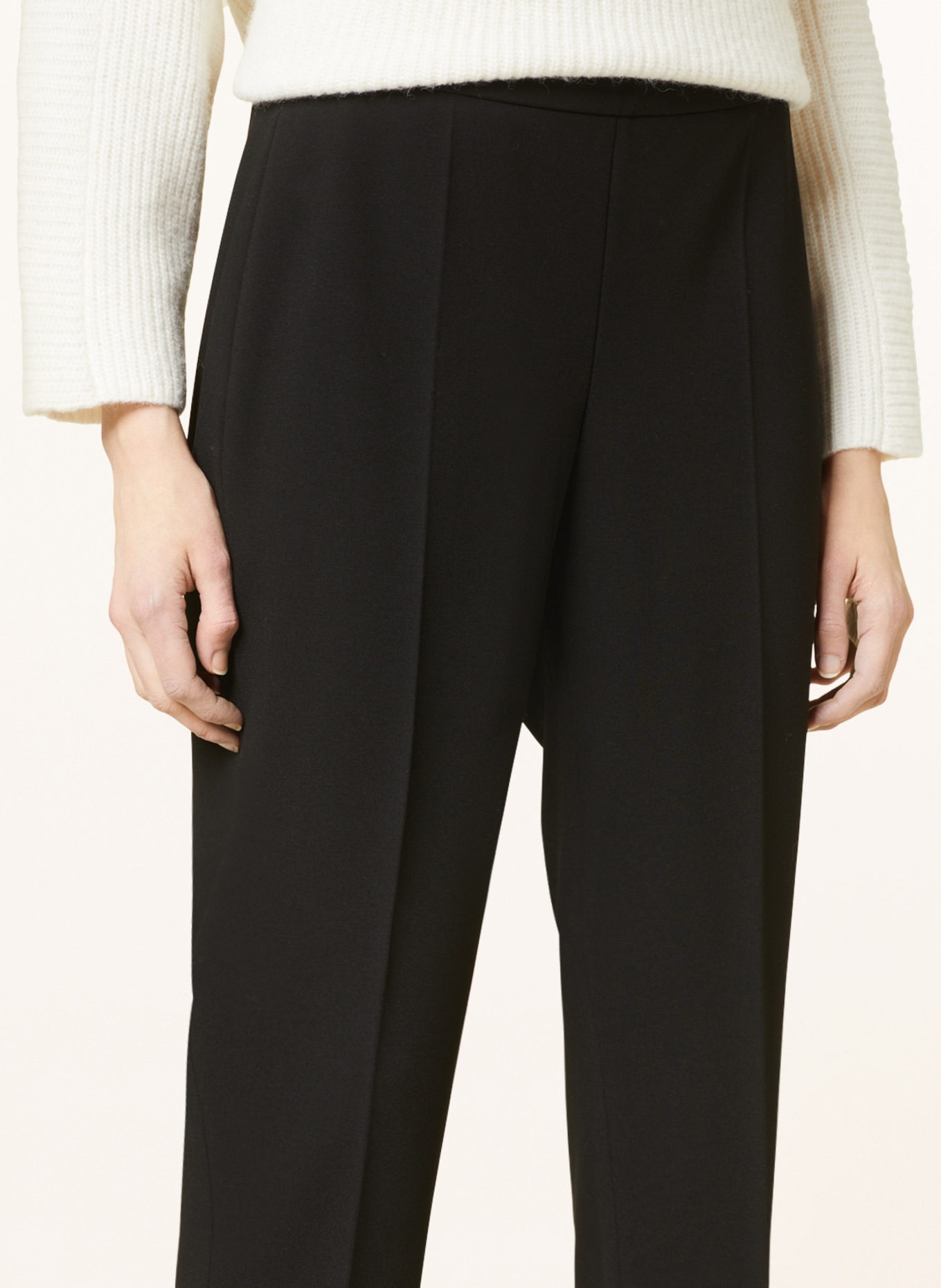 BOSS 7/8 trousers TILUNARA, Color: BLACK (Image 5)