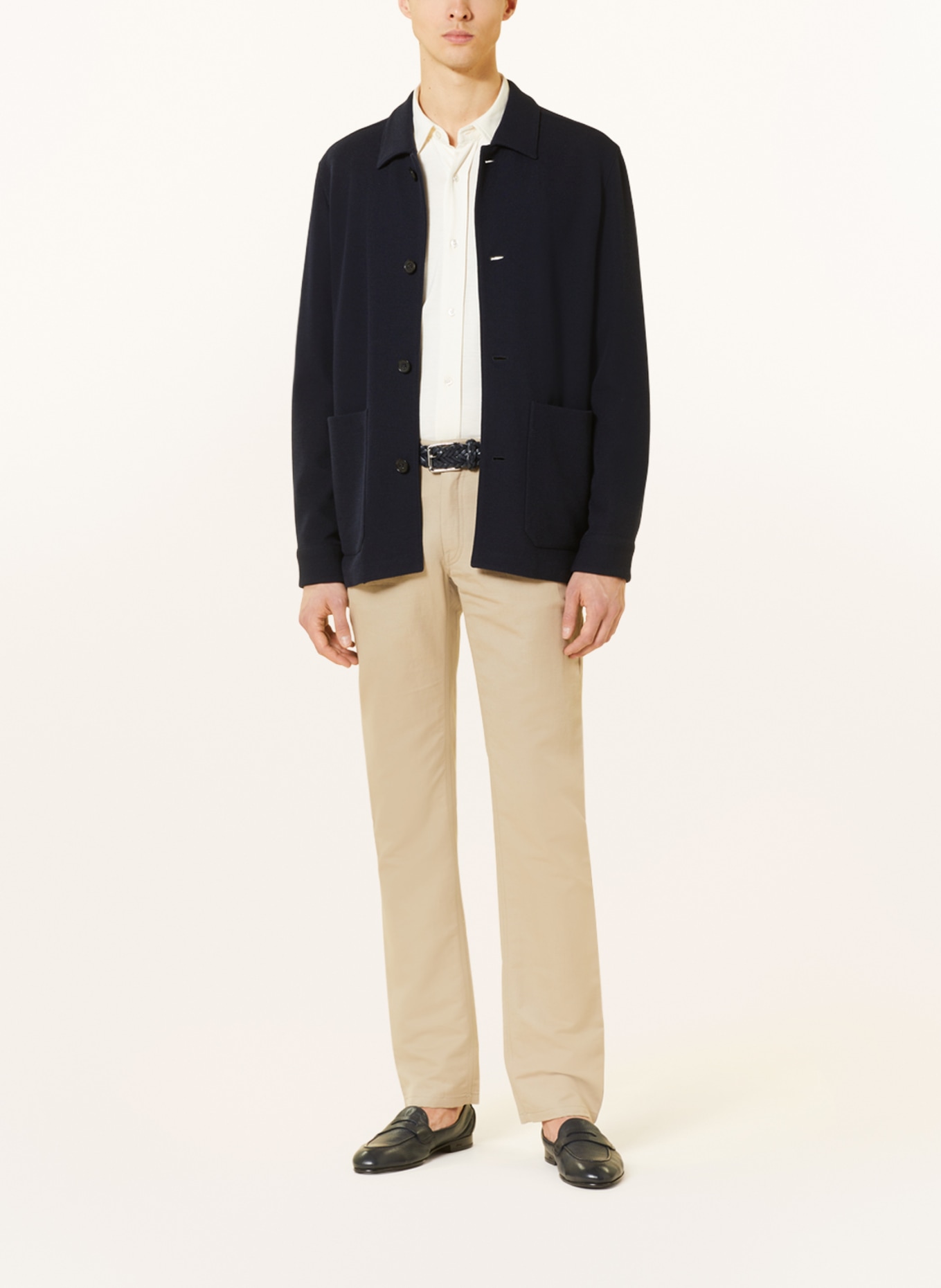 Brioni Jeans MERIBEL slim fit with linen, Color: 9700 BEIGE (Image 2)