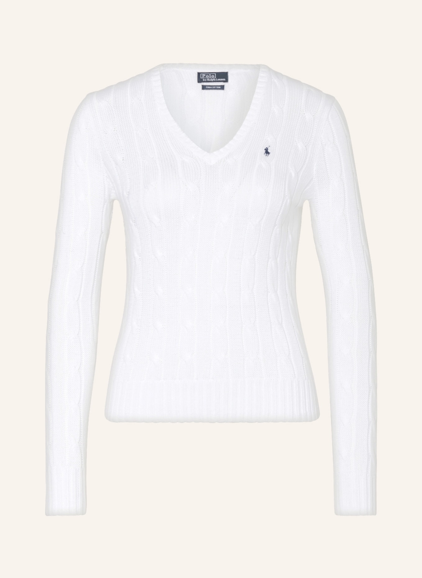 POLO RALPH LAUREN Sweater, Color: WHITE (Image 1)