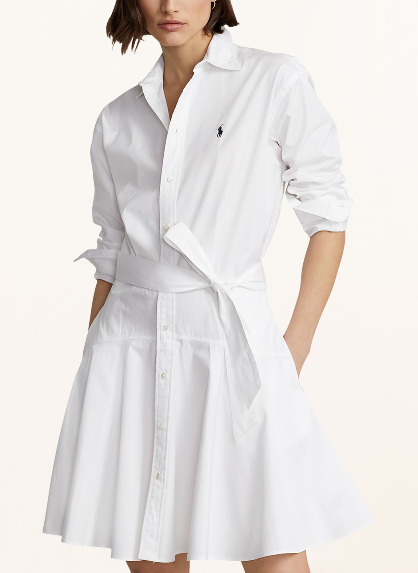 POLO RALPH LAUREN Shirt dress, Color: WHITE (Image 4)