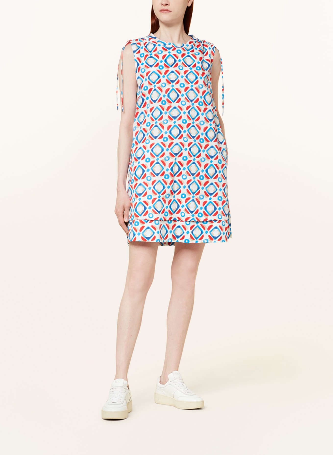 MARELLA Dress GENE, Color: WHITE/ BLUE/ RED (Image 2)