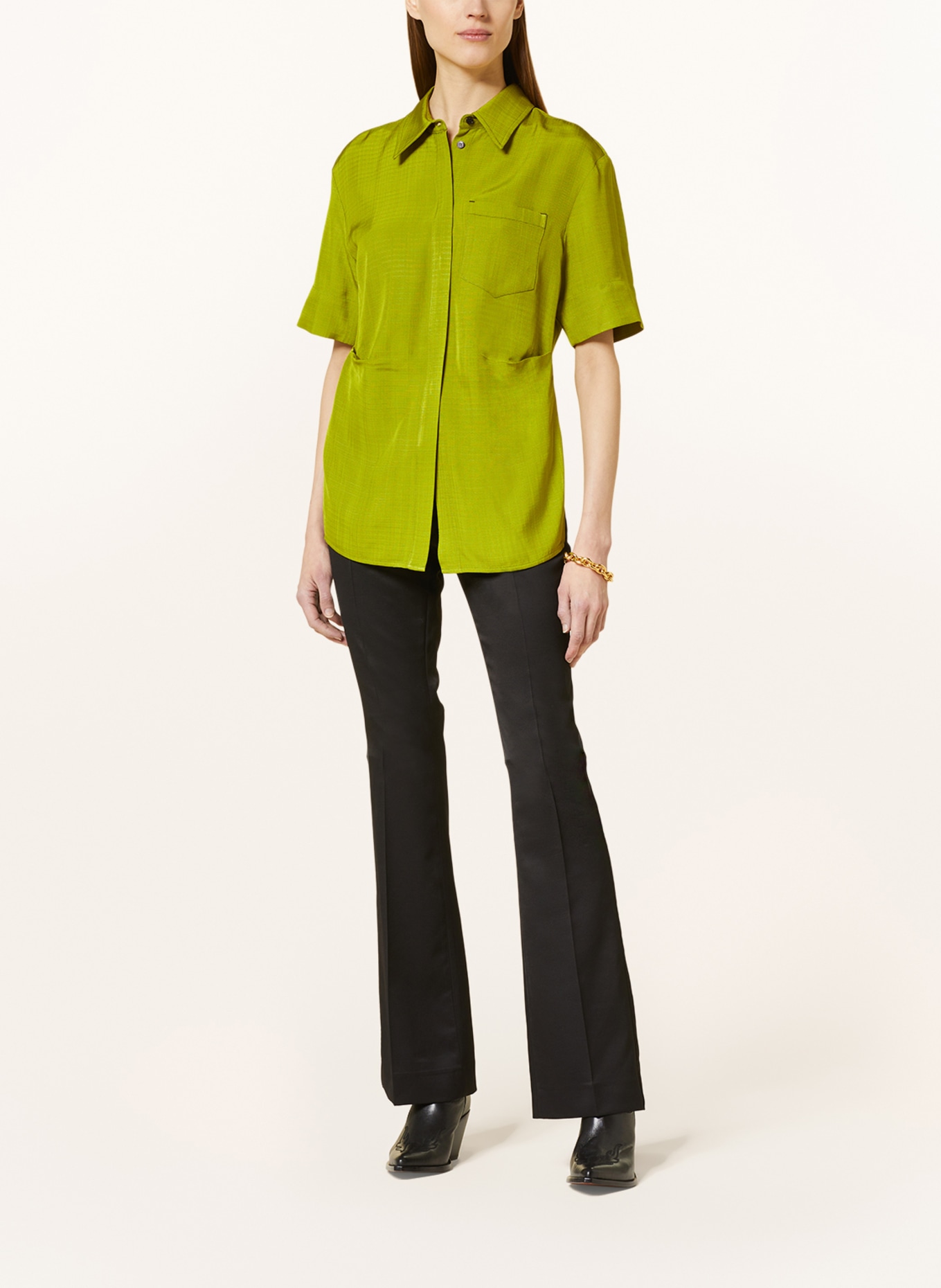VICTORIABECKHAM Shirt blouse, Color: GREEN (Image 2)