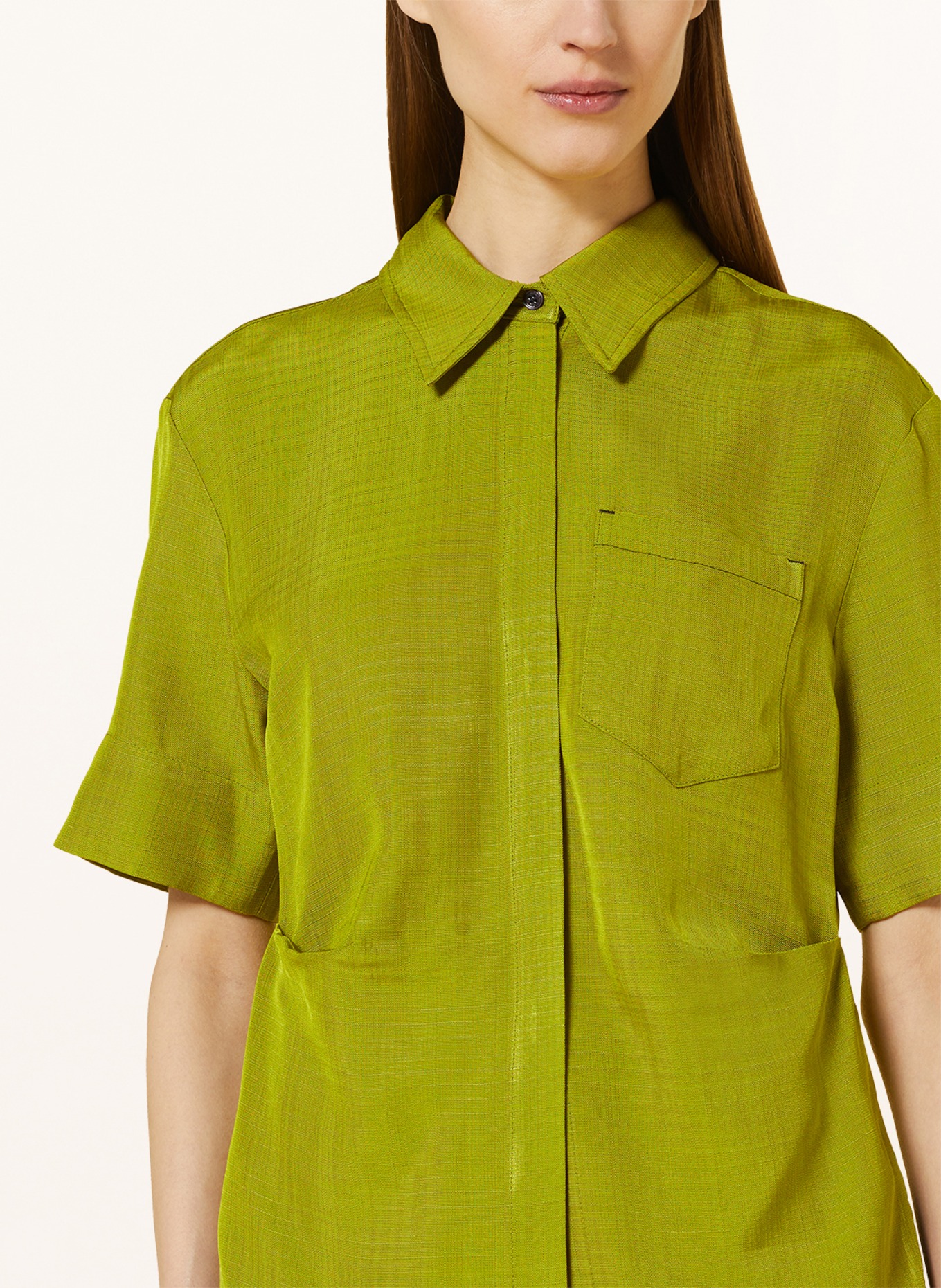 VICTORIABECKHAM Shirt blouse, Color: GREEN (Image 4)