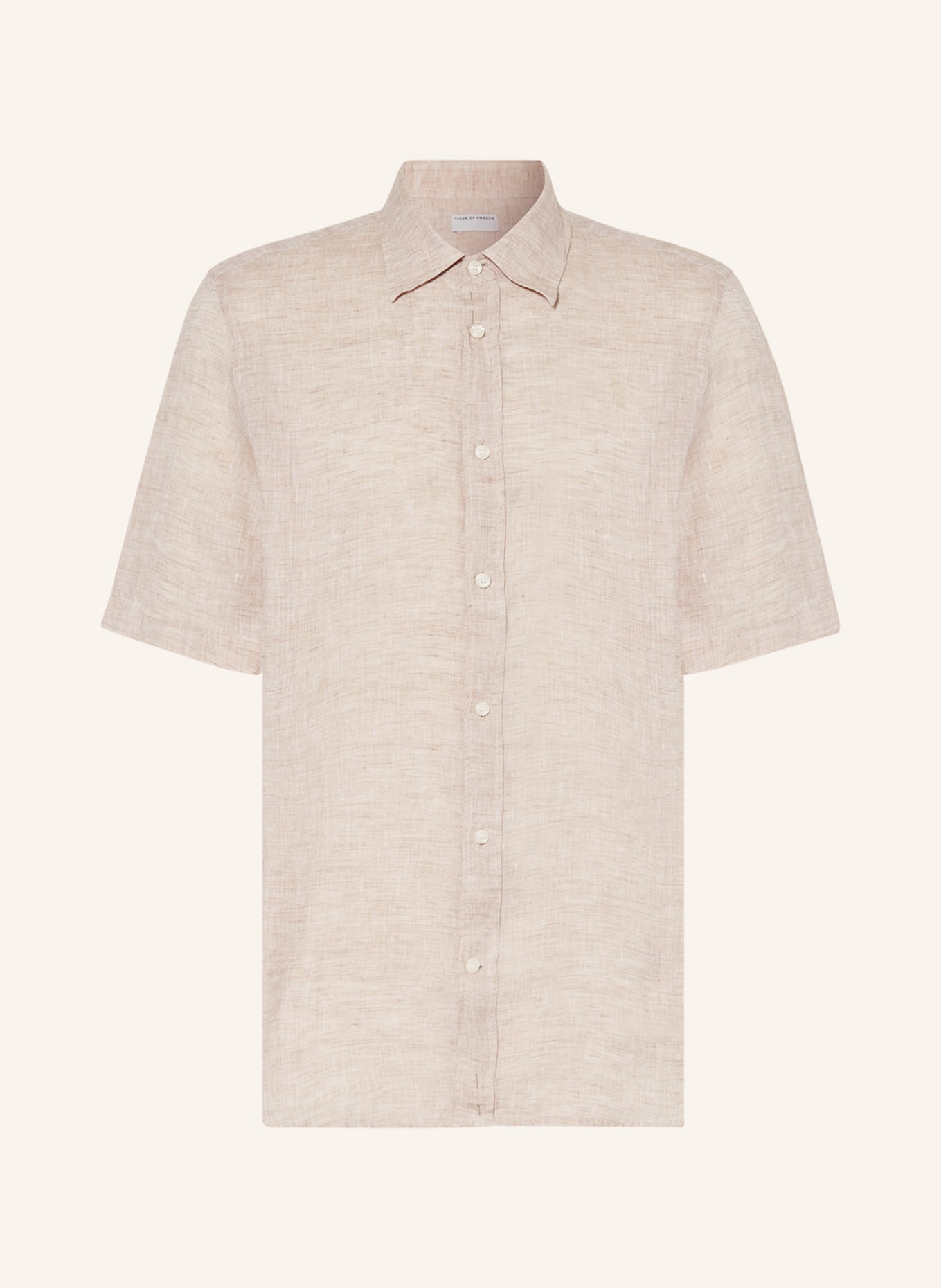 TIGER OF SWEDEN Linen shirt ENREE regular fit, Color: BEIGE (Image 1)
