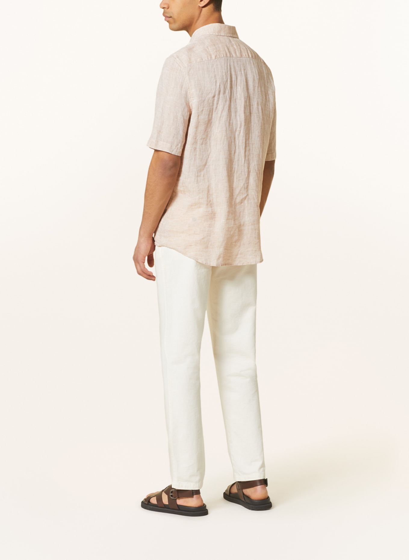 TIGER OF SWEDEN Linen shirt ENREE regular fit, Color: BEIGE (Image 3)