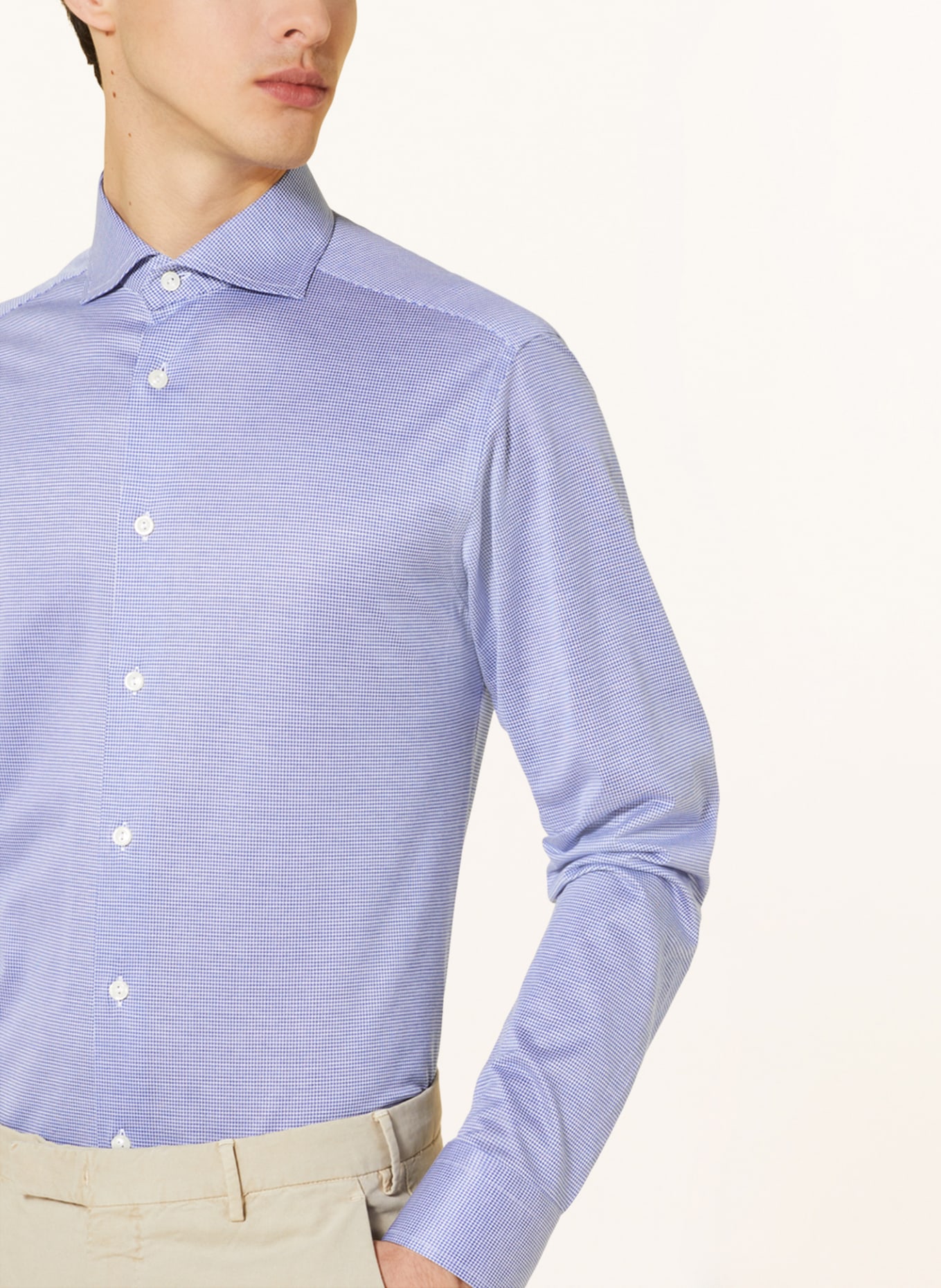 ETON Shirt slim fit, Color: BLUE/ WHITE (Image 4)