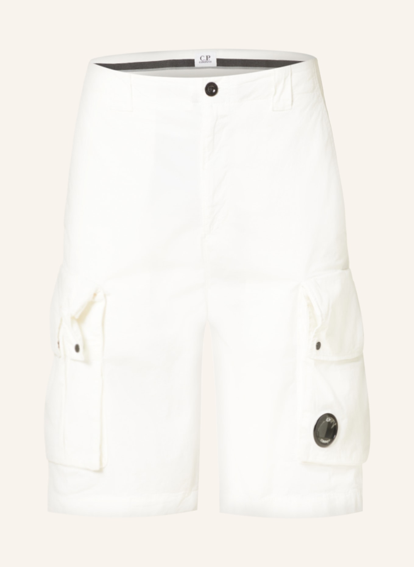 C.P. COMPANY Cargo shorts in white