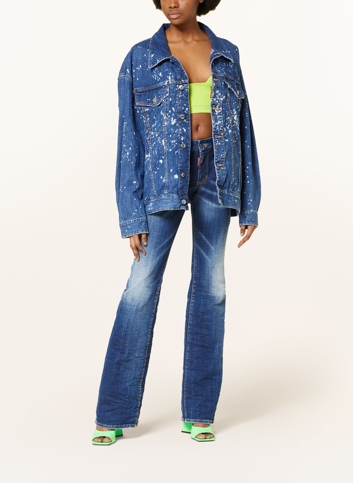 DSQUARED2 Kurtka jeansowa oversize, Kolor: GRANATOWY (Obrazek 2)
