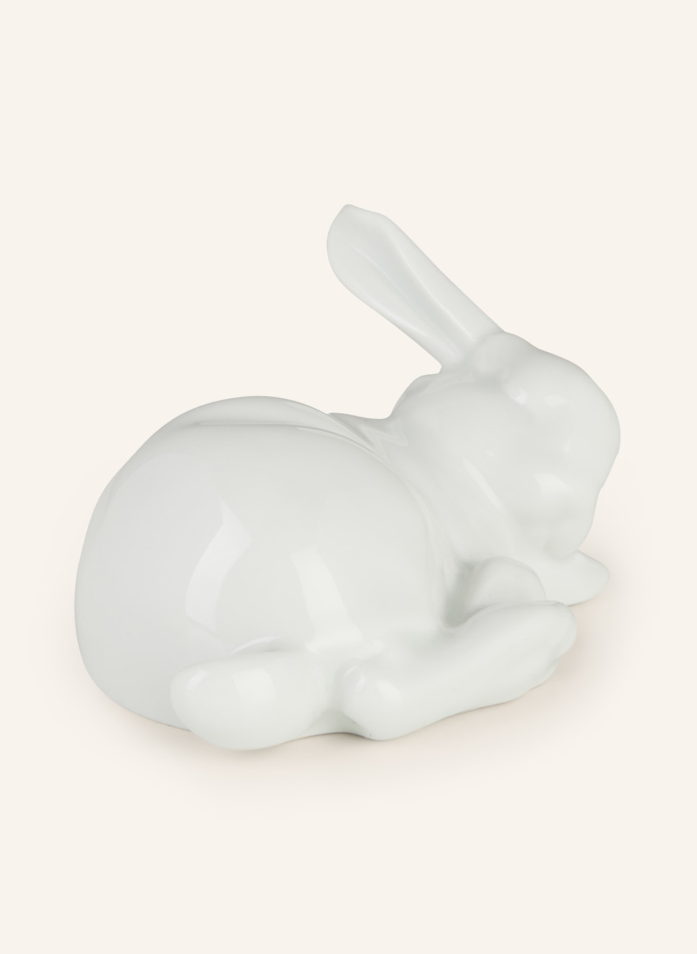 FÜRSTENBERG Decorative figurine HARE 2020 PAULINE, Color: WHITE (Image 3)