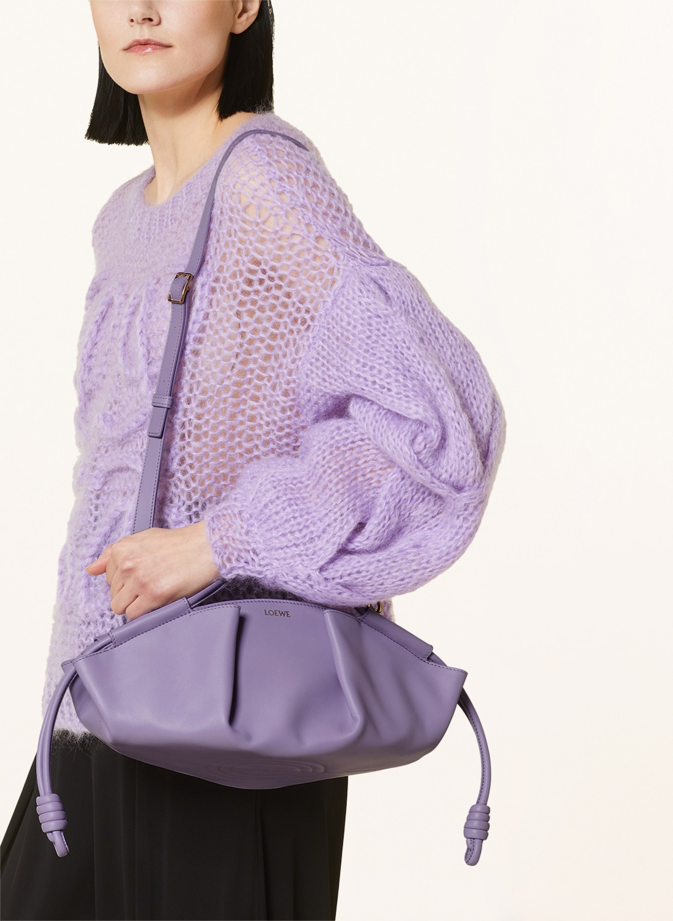 LOEWE Handbag PASEO SMALL, Color: LIGHT PURPLE (Image 4)