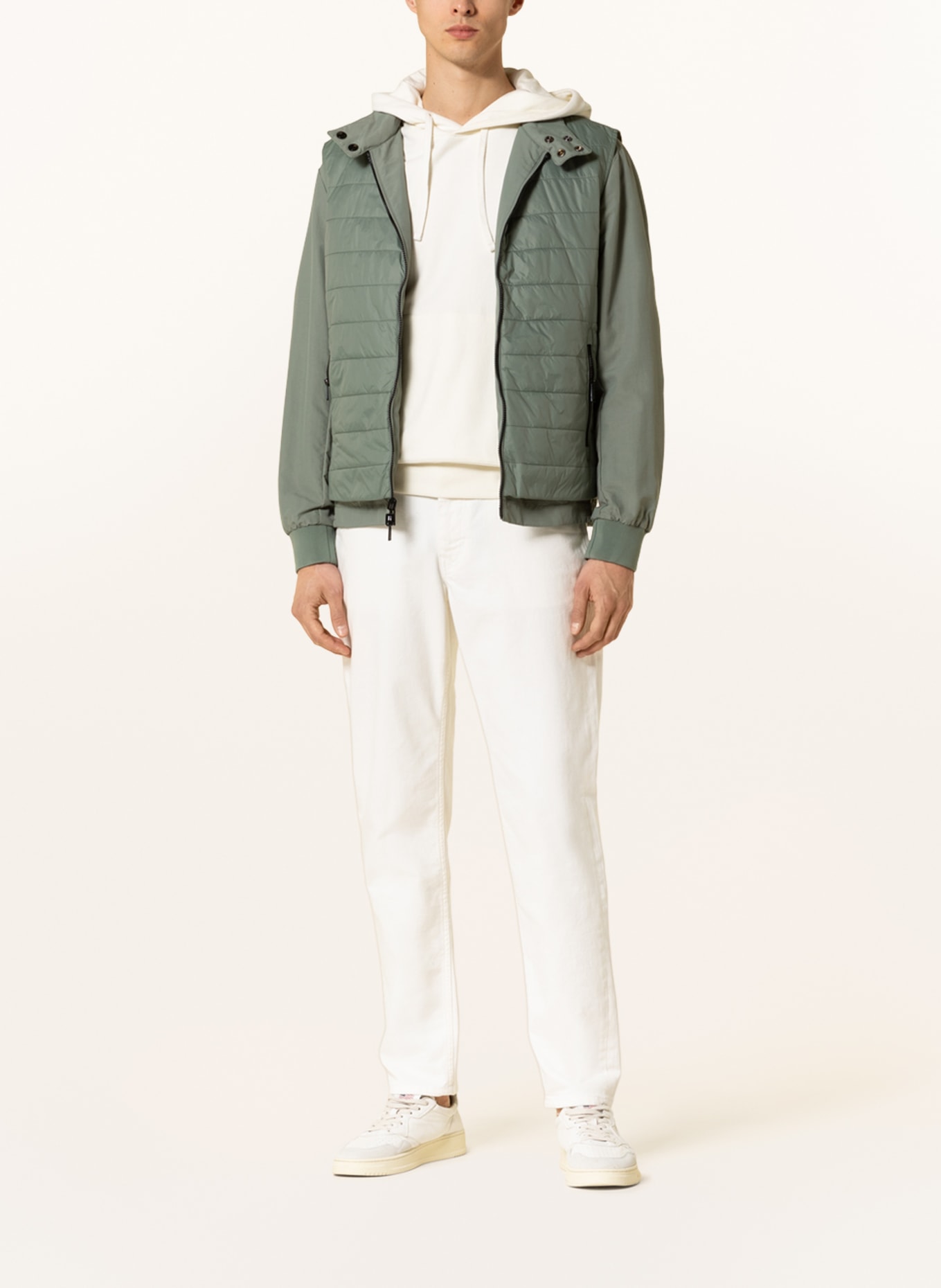 BOSS Bomber jacket COSHUA, Color: LIGHT GREEN (Image 2)