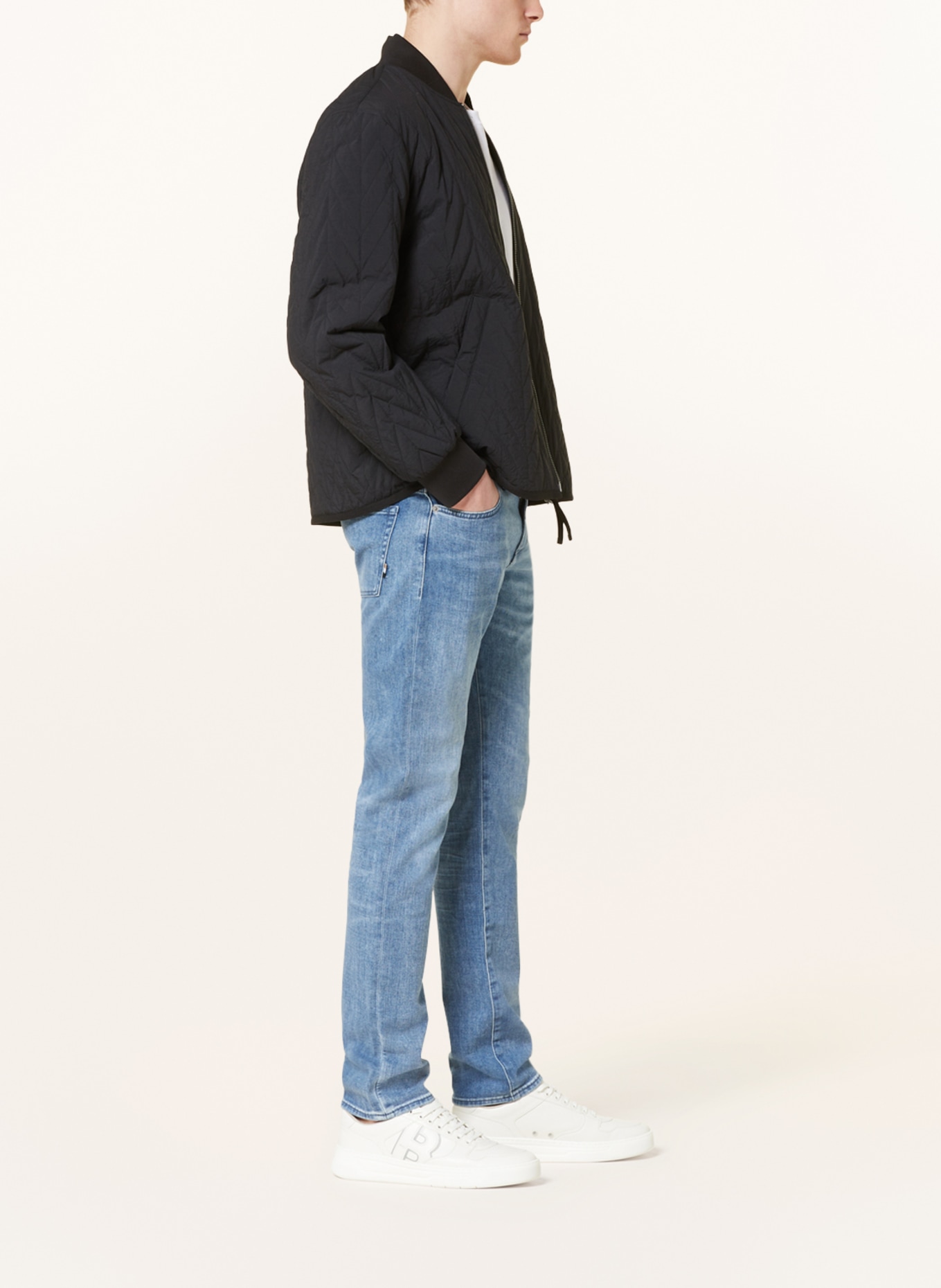 BOSS Jeans DELAWARE3 Slim Fit, Farbe: 445 TURQUOISE/AQUA (Bild 4)
