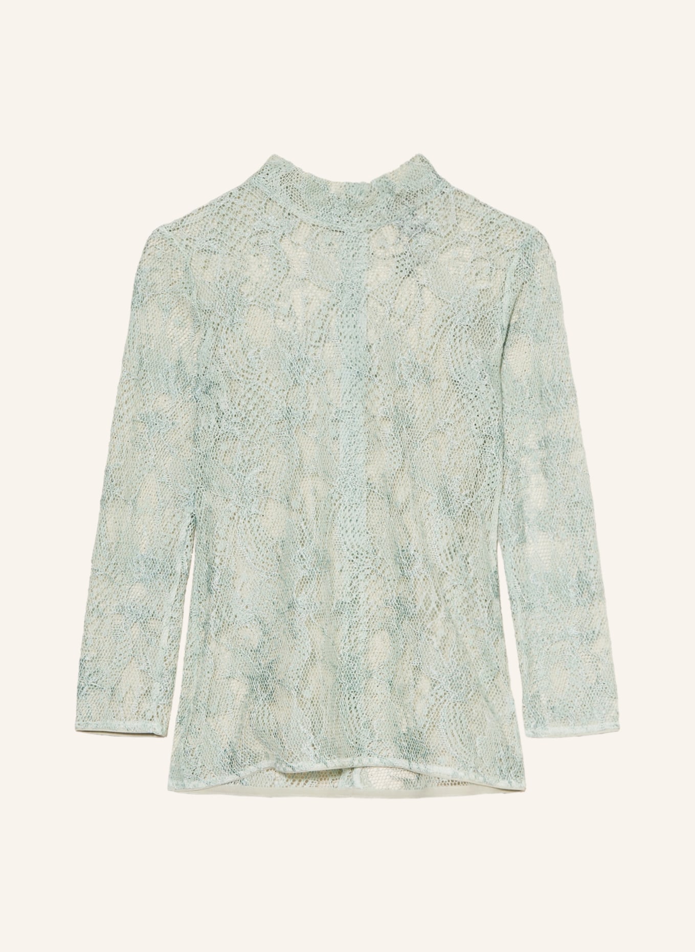 KINGA MATHE Trachtenbluse LINA aus Spitze mit 3/4-Arm: MINT