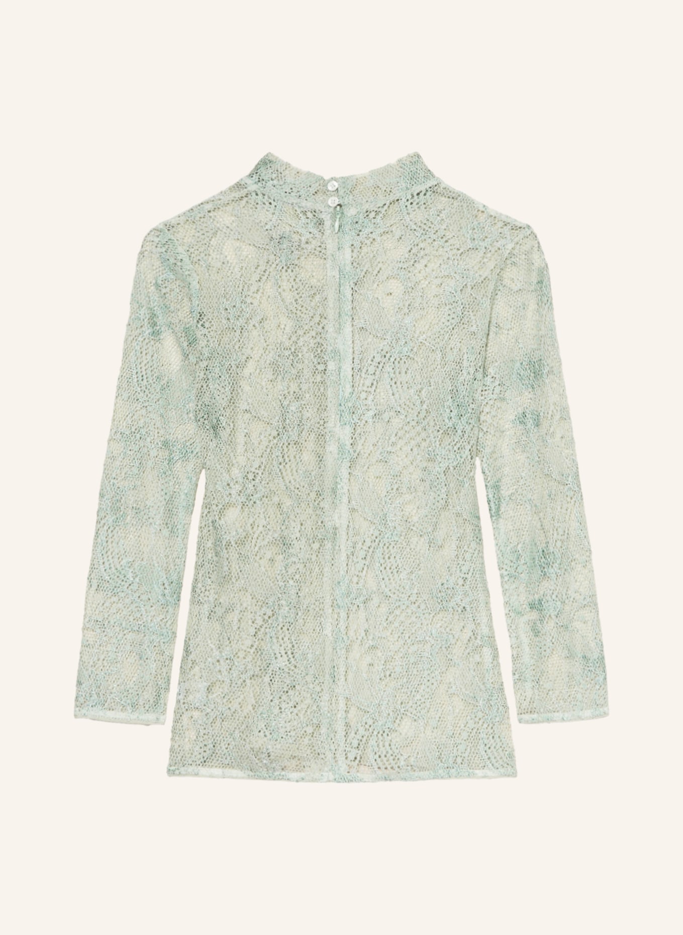 KINGA MATHE Trachtenbluse LINA aus Spitze mit 3/4-Arm: MINT