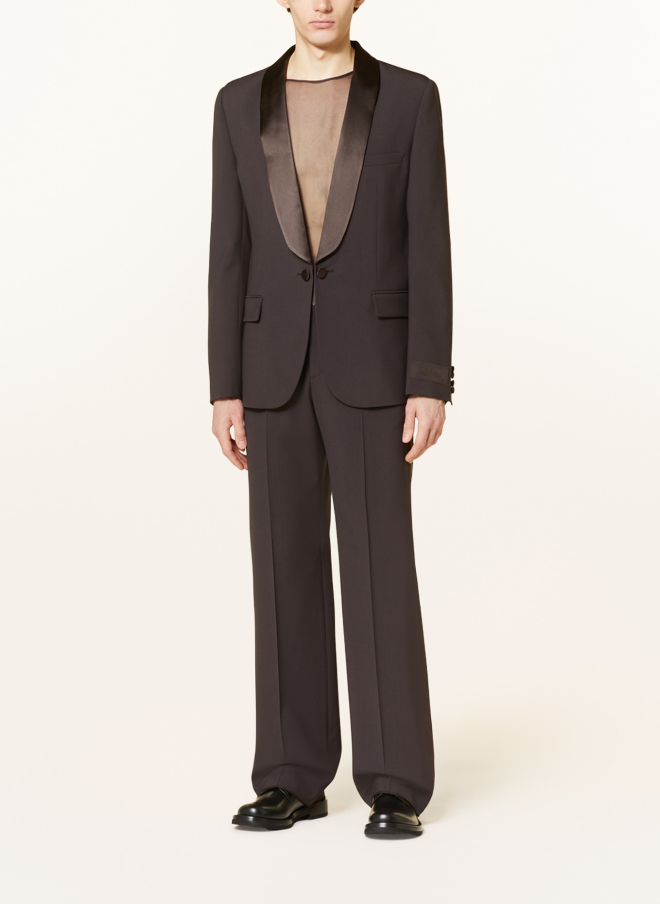 VALENTINO Tuxedo Jacket slim fit, Color: E05 EBANO (Image 2)