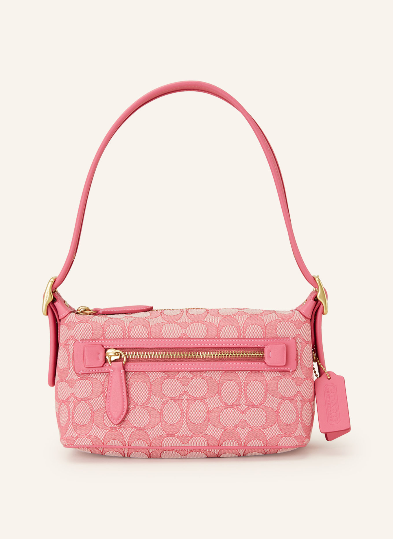 Coach shoulder bag pink outlet