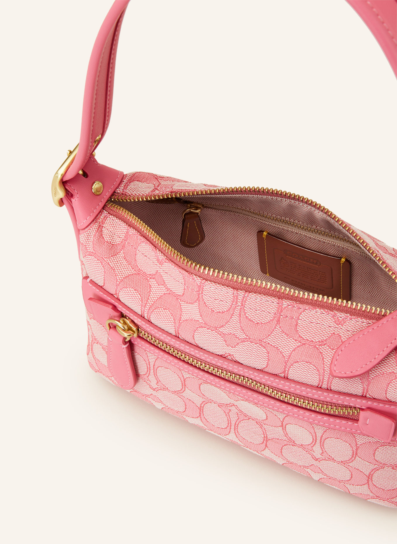 Coach sling bag pink deals