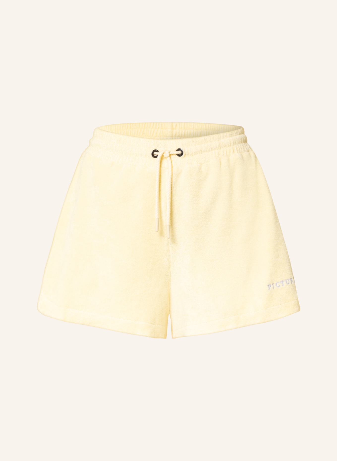 PICTURE Terry cloth shorts CAREL, Color: YELLOW (Image 1)