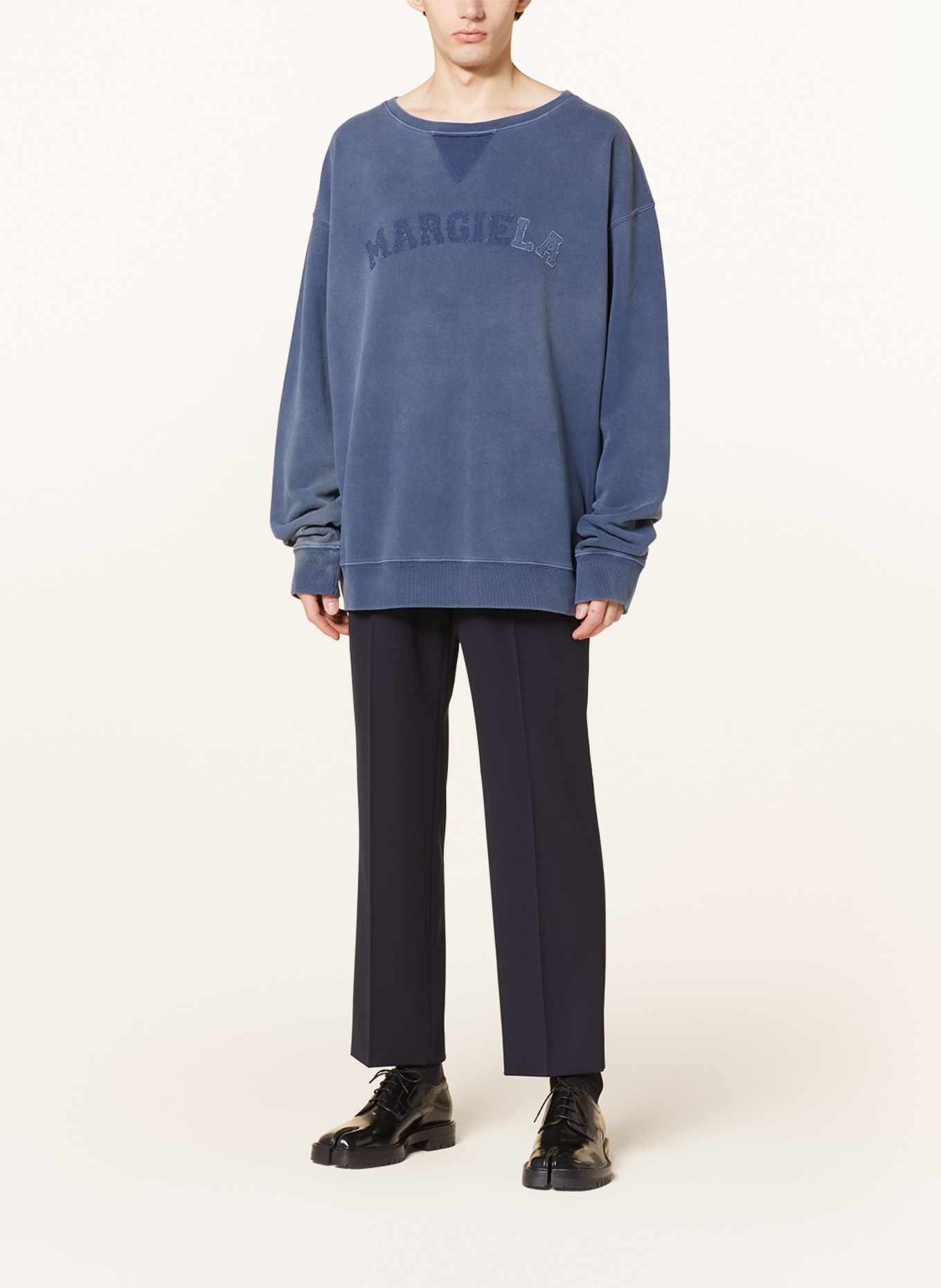 Maison Margiela Oversized-Sweatshirt, Farbe: BLAU (Bild 2)