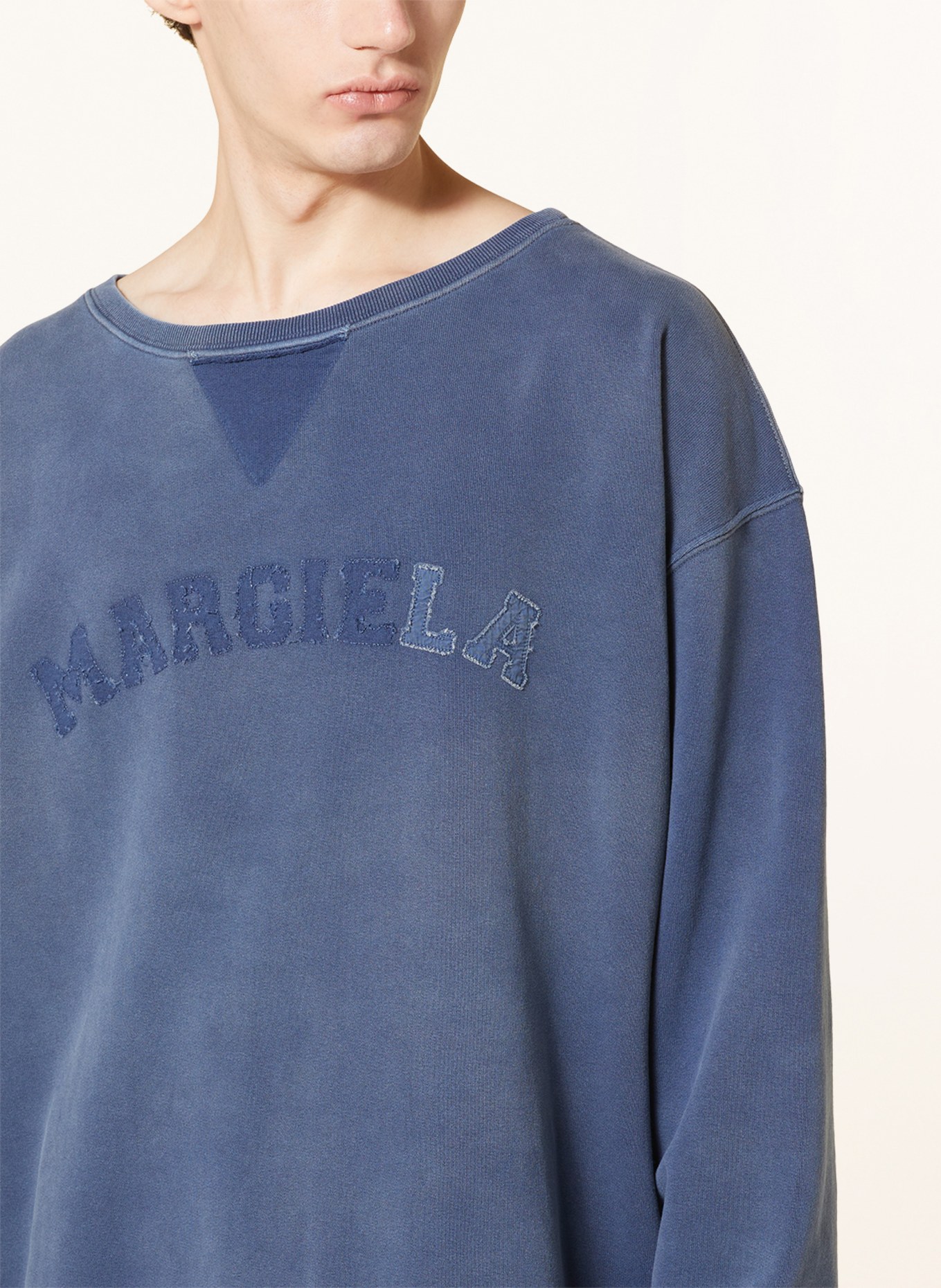 Maison Margiela Oversized-Sweatshirt, Farbe: BLAU (Bild 4)