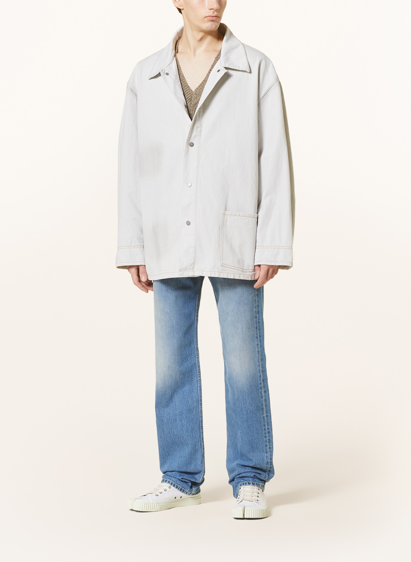 Maison Margiela Oversized denim jacket, Color: CREAM (Image 2)
