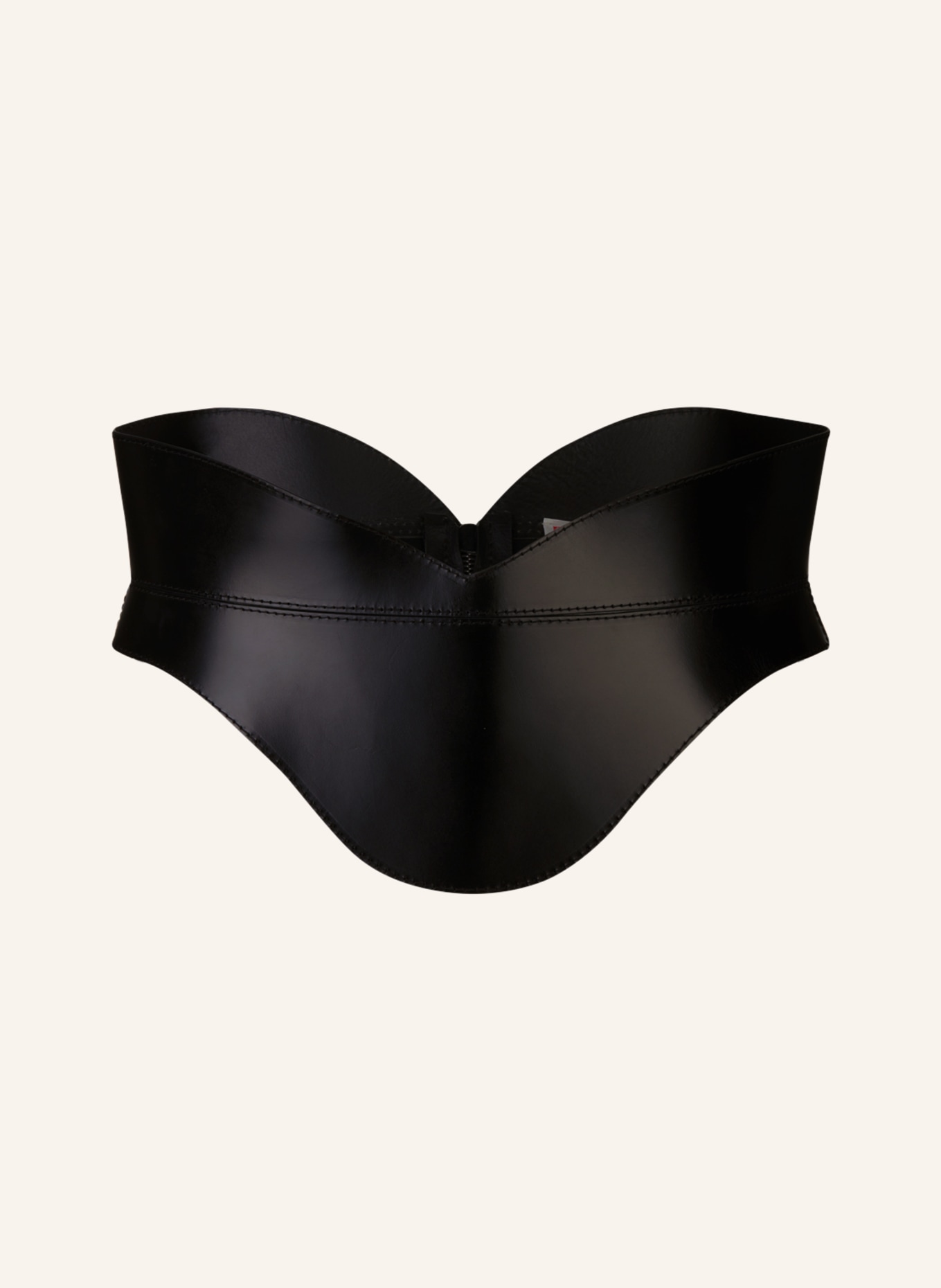 Alexander McQUEEN Leather corset, Color: BLACK (Image 1)